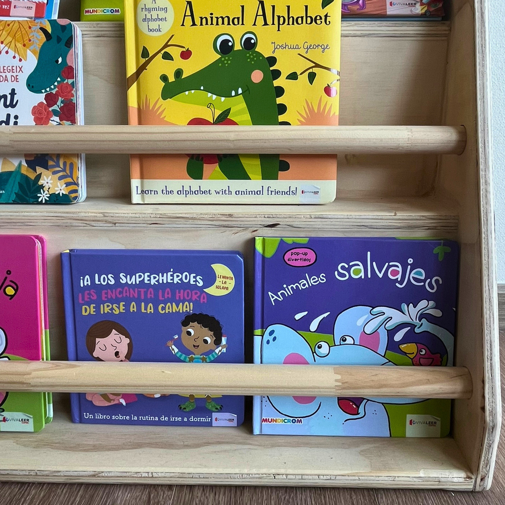 📚 Librero Montessori L – Autonomía, orden y amor por la lectura