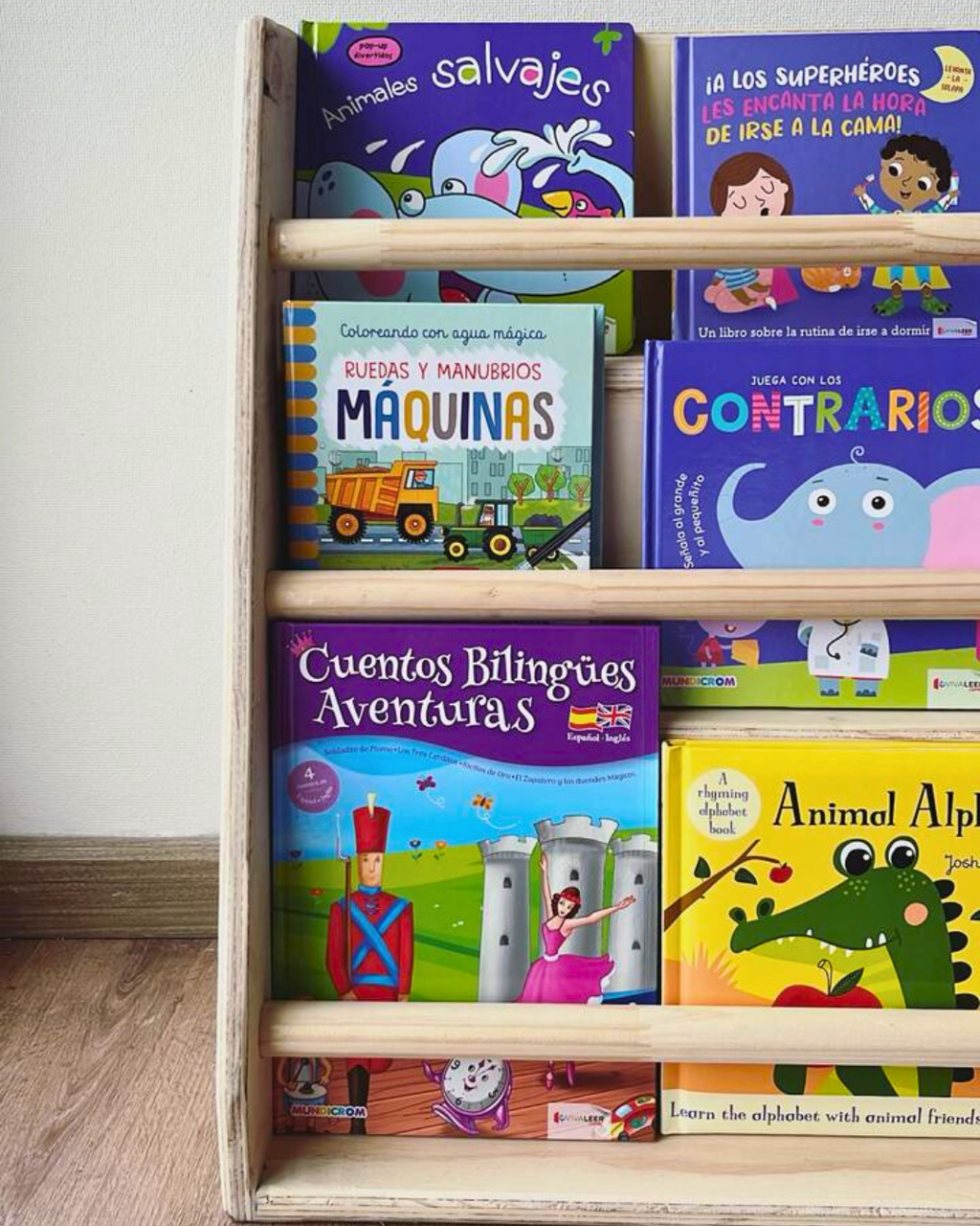📚 Librero Montessori L – Autonomía, orden y amor por la lectura