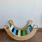 🌙 Balancín S Pikler Montessori – Movimiento libre en formato compacto